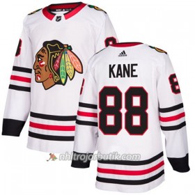 Dame Ishockey Chicago Blackhawks Tröja Patrick Kane 88 Adidas 2017-2018 Vit Authentic
